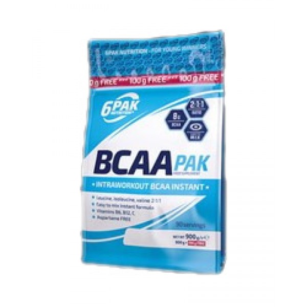 6PAK Nutrition - BCAA PAK 2:1:1 Instant / 900 грама