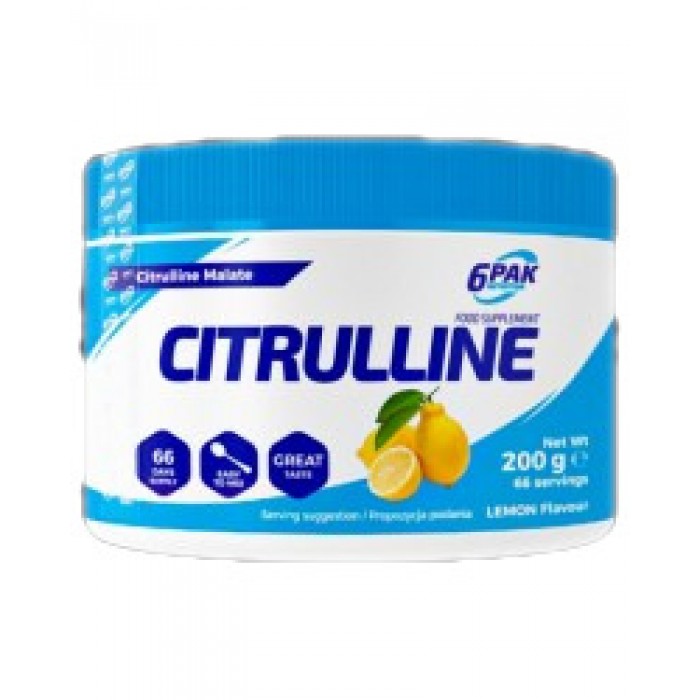 6PAK Nutrition - Citrulline Powder / 200 грама, 66 дози