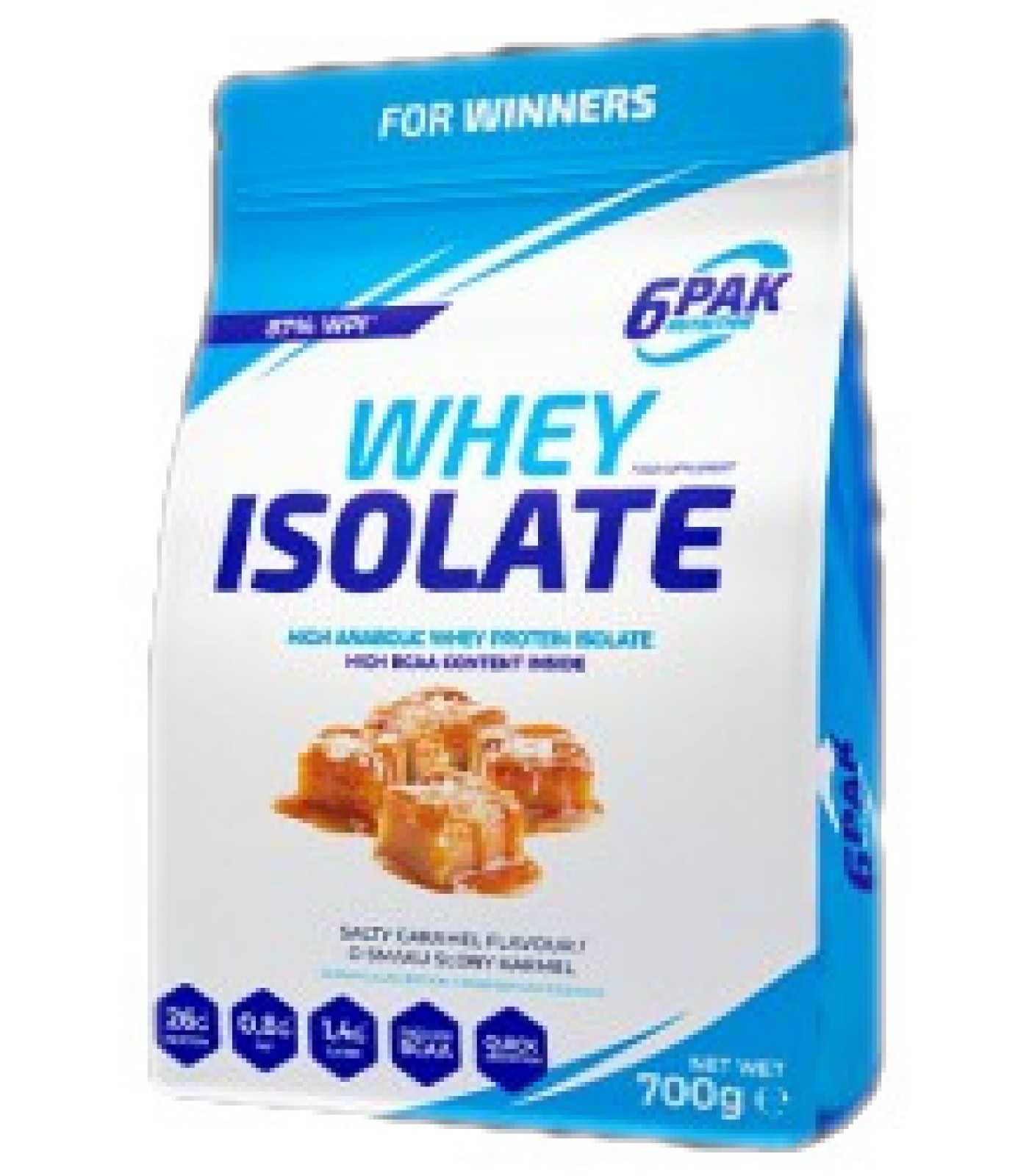 6PAK Nutrition - Whey Isolate / 700 грама, 23 дози