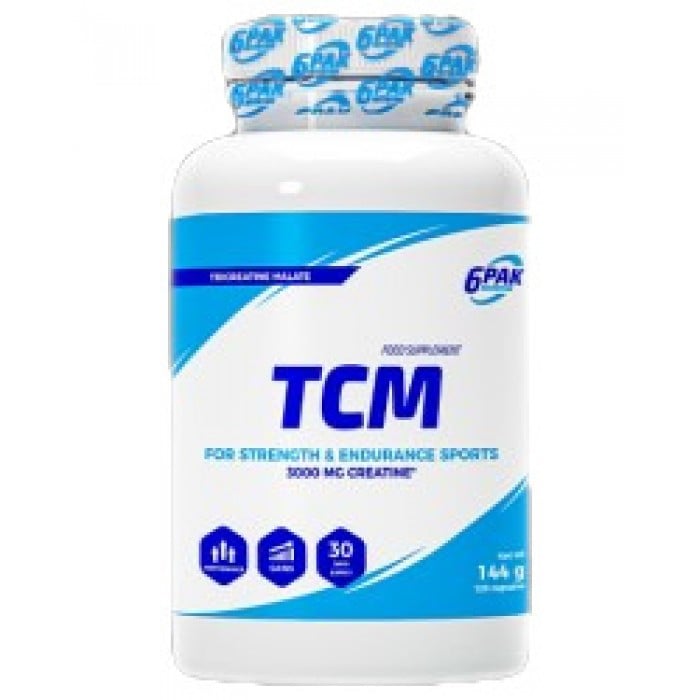 6PAK Nutrition - TCM | Tri-Creatine Malate / 120 капсули, 30 дози