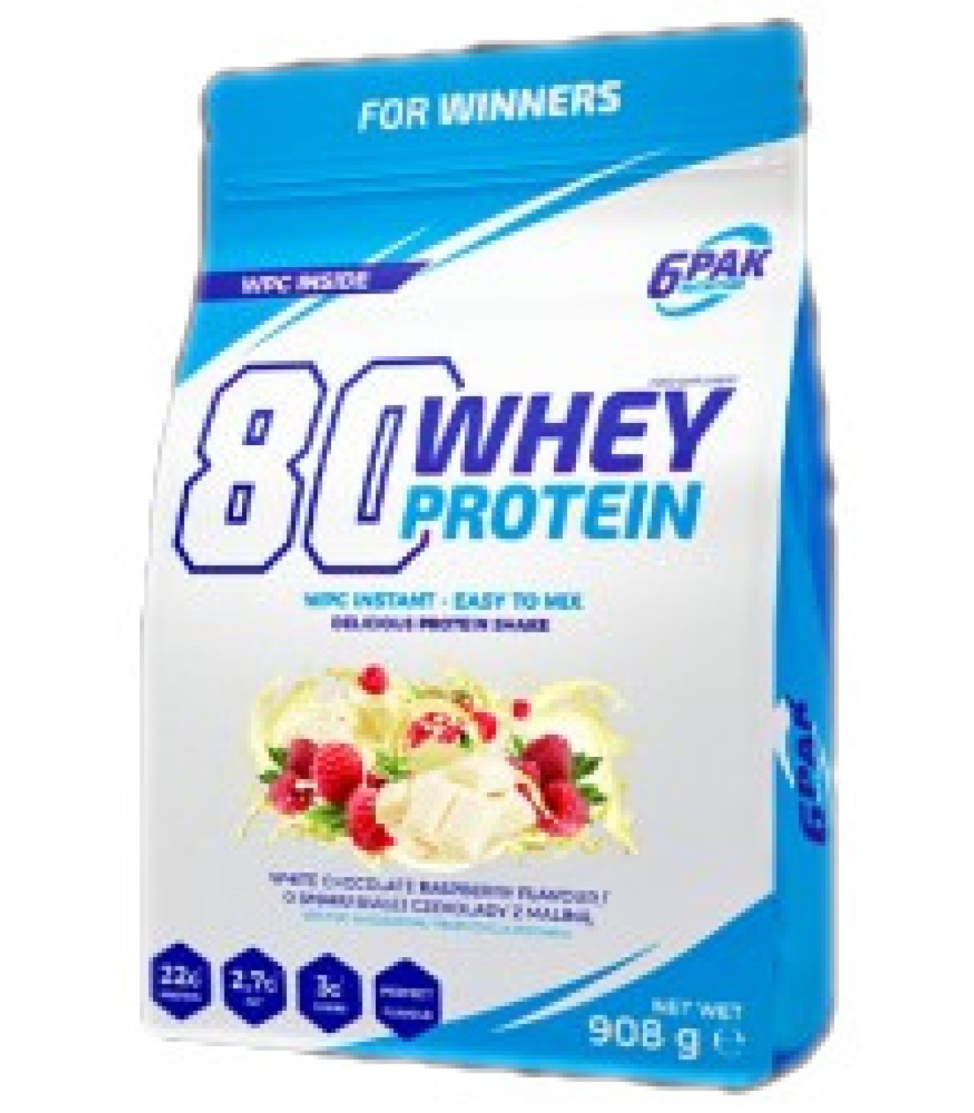 6PAK Nutrition - 80 Whey Protein | WPC Instant / 908 грама, 30 дози