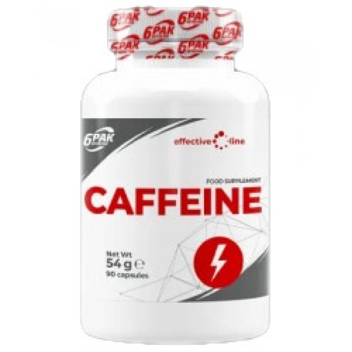 6PAK Nutrition - Caffeine 200 mg / 90 капсули, 90 дози