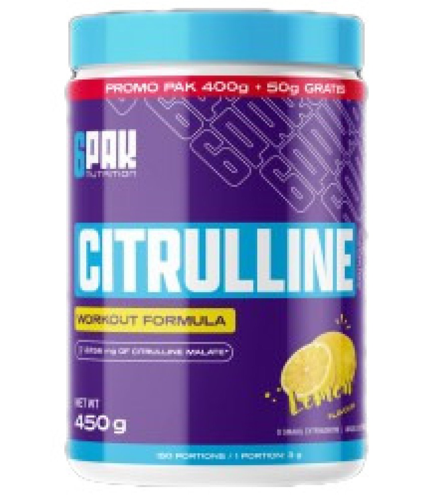 6PAK Nutrition - Citrulline Powder / 450 грама, 150 дози