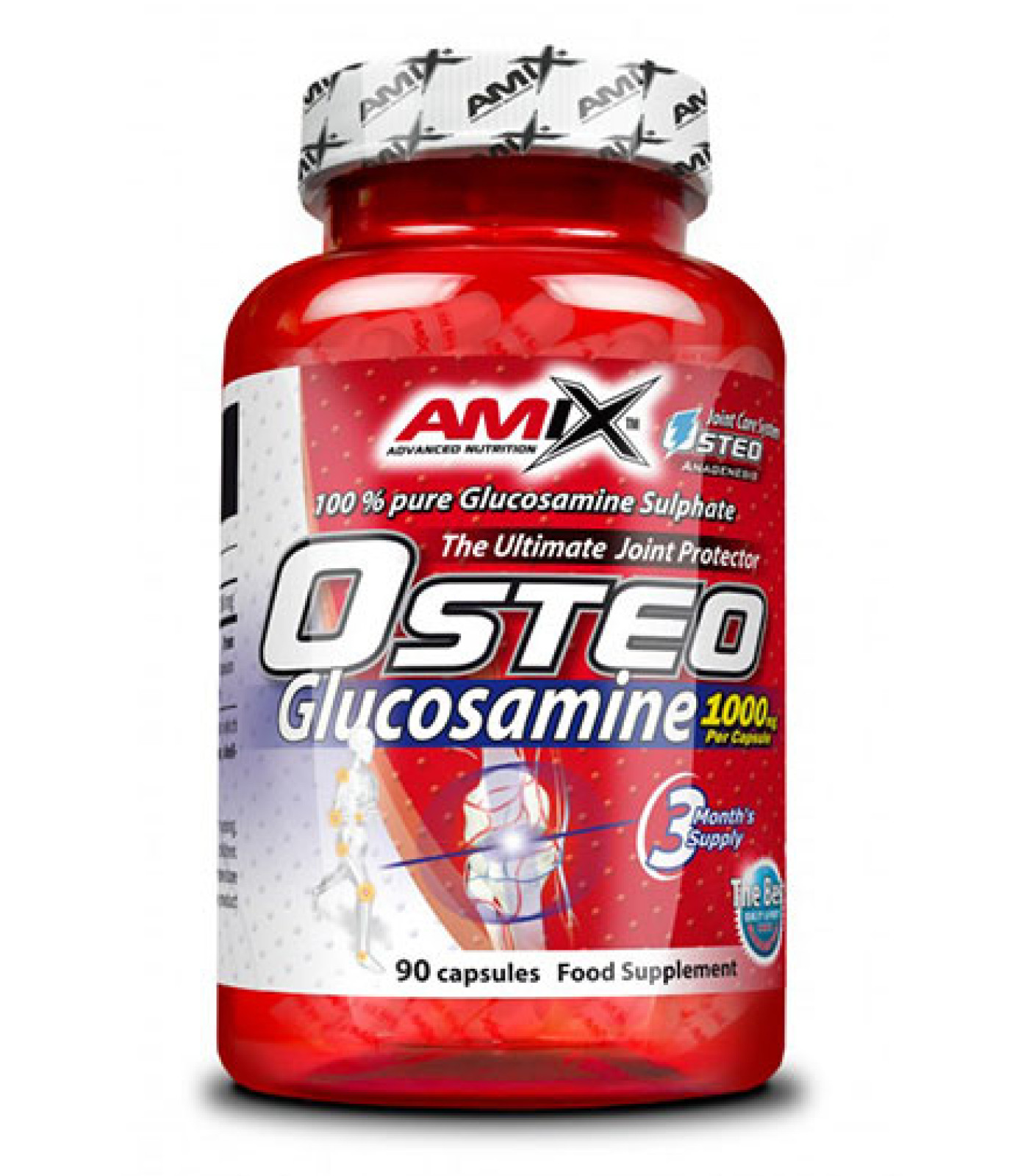 AMIX Osteo Glucosamine 1000mg. / 90 Caps.
