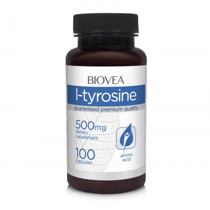 Biovea L-Tyrosine 500mg - Тирозин