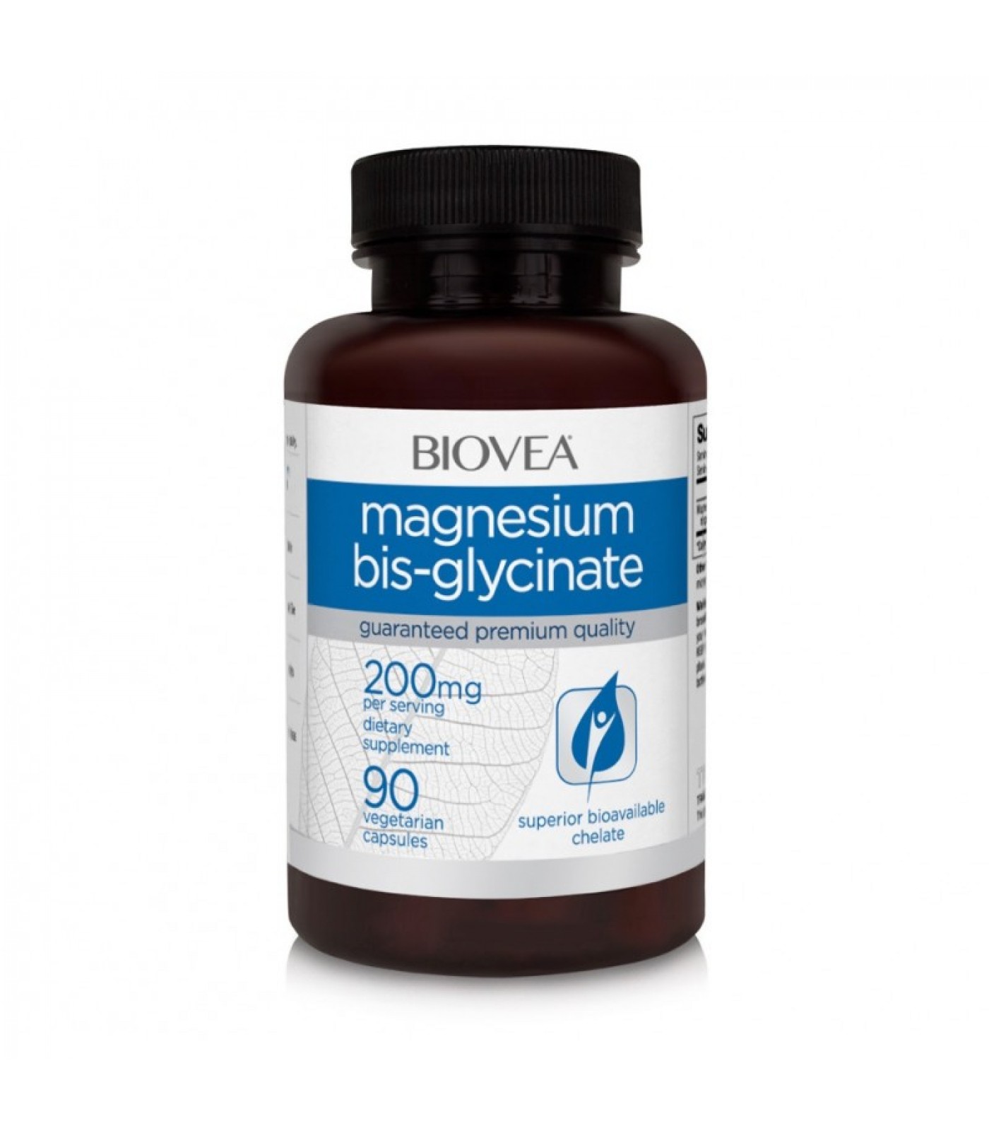 Biovea Magnesium Bis-Glycinat 200mg -  Магнезий