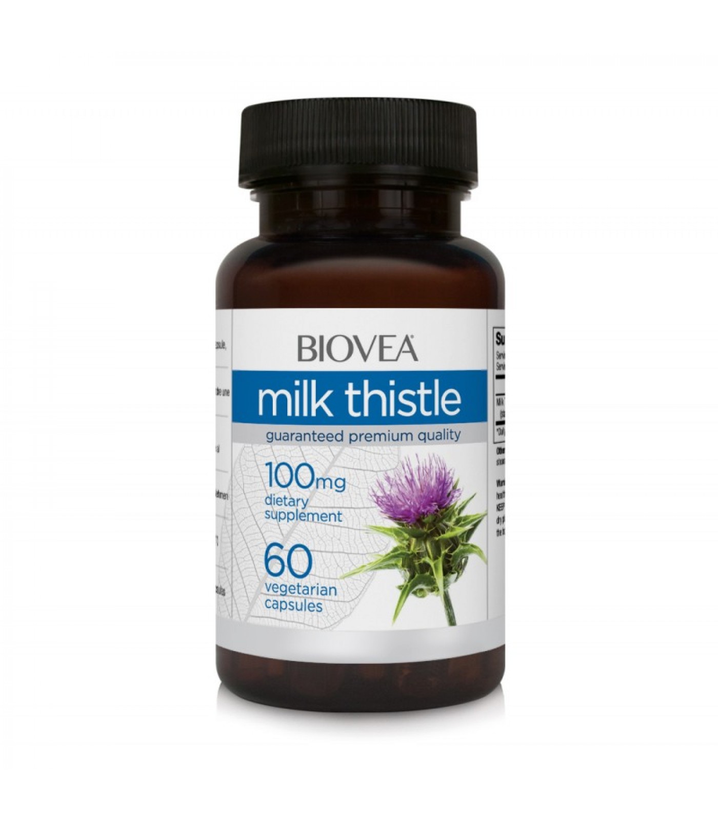 Biovea Milk Thistle 100mg - Бял Трън