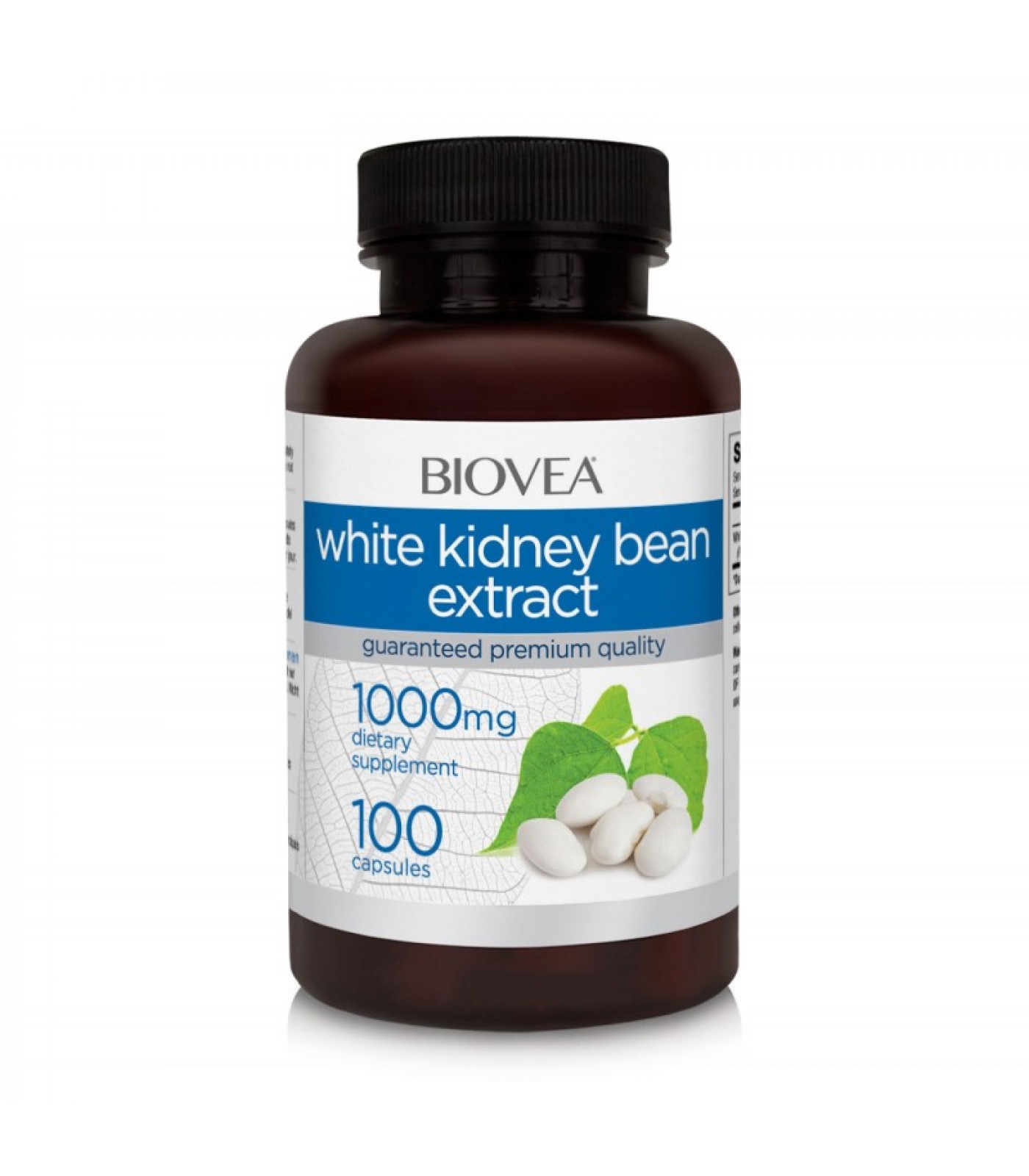 Biovea White Kidney Bean Extract 1000mg - Екстракт от Бял Боб