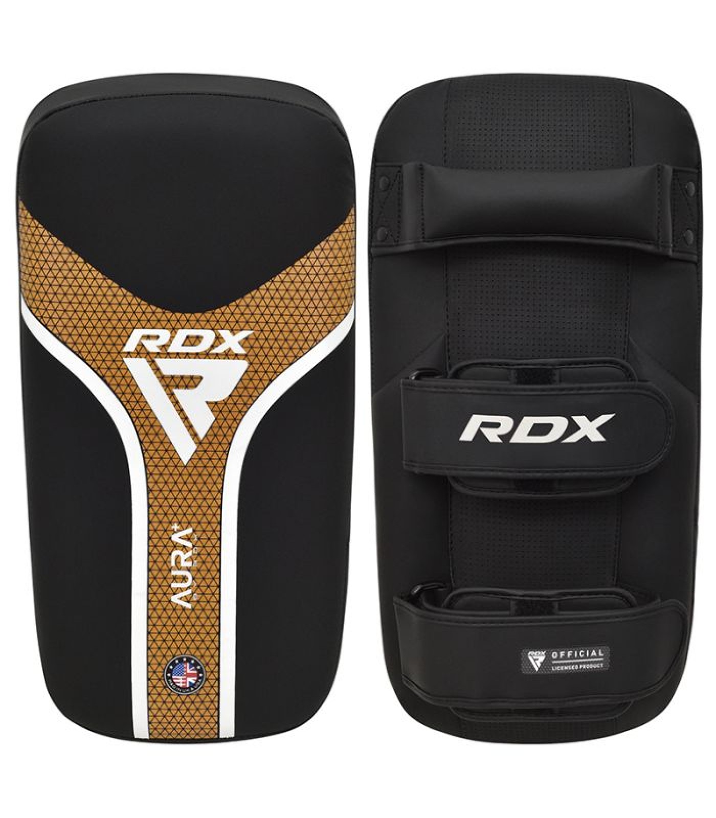 Кик пад - RDX Aura Plus T-17 Arm Pad - Black/Gold - APR-T17+BG