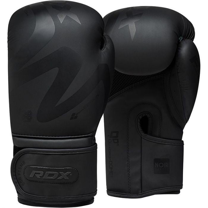 Боксови ръкавици - RDX F15 Noir Boxing Gloves - Black/Black - BGR-F15MB