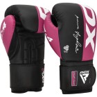 Боксови ръкавици - RDX BOXING GLOVES REX F4- PINK/BLACK - BGR-F4P