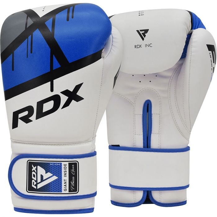 Боксови ръкавици - RDX BOXING GLOVES BGR-F7 - BLUE - BGR-F7U​