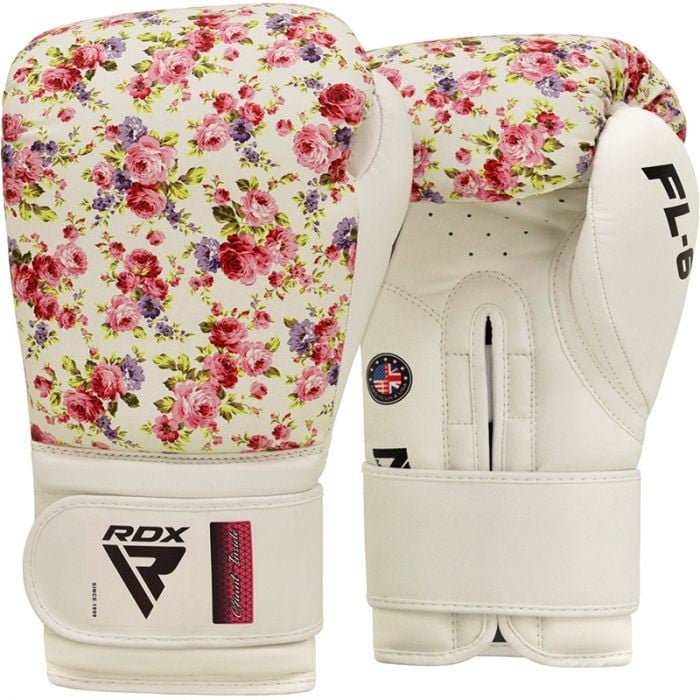 Боксови ръкавици - RDX BOXING GLOVES BGR-FL6W - WHITE - BGR-FL6W​