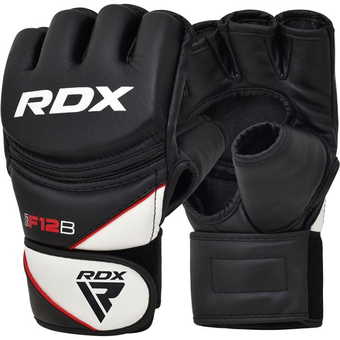 ММА ръкавици - RDX GRAPPLING GLOVE GGRF-12 - BLACK - GGR-F12B​
