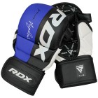 MMA ръкавици - RDX T6 MMA Sparring Gloves 7oz - Blue - GGR-T6+B