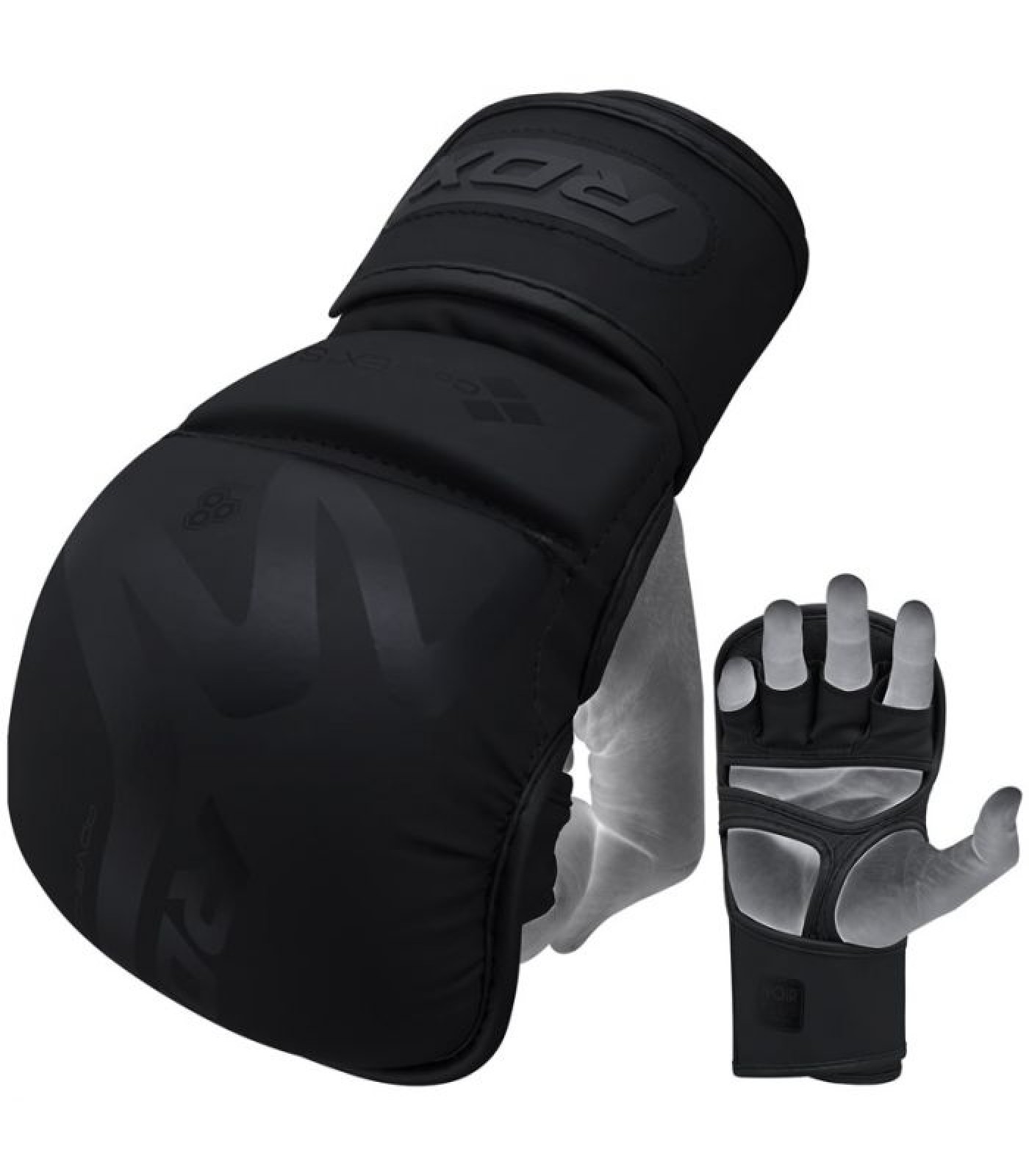 ММА ръкавици - RDX T15 Noir MMA Sparring Gloves - GSR-T15MB