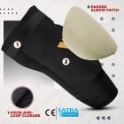 Налакътници - RDX HYP Elbow Pads Protection - Black/Gold - HYP-EB