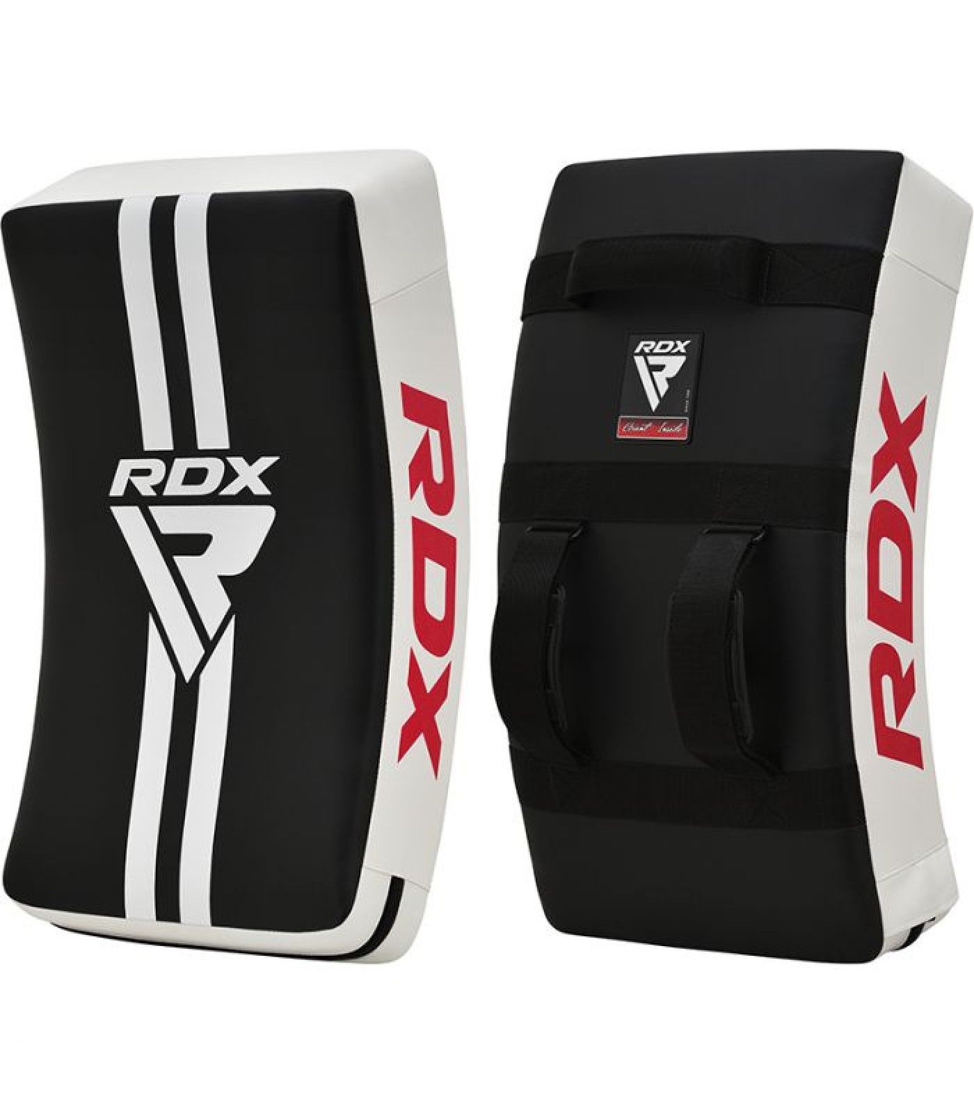 Кик Пад - RDX T1 Curved Kick Shield - Black/White - KSR-T1BW