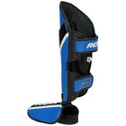 Протектори за крака - RDX Aura Plus T-17 Shin Instep - Blue/Black - SGR-T17+BB