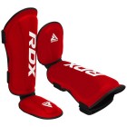 Протектори за крака - RDX T1 Shinguards Molded King - Red - SGR-T1RW