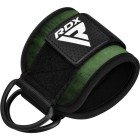 Наглезеници за фитнес(чифт) - RDX A4 Ankle Straps For Gym Cable Machine - Army green - WAN-A4AG-P