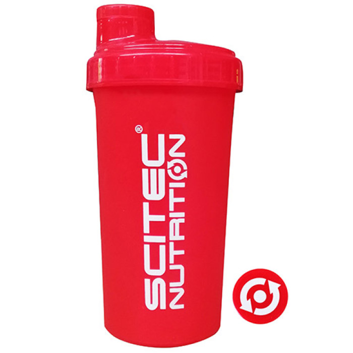SCITEC Shaker / 700 ml / Red