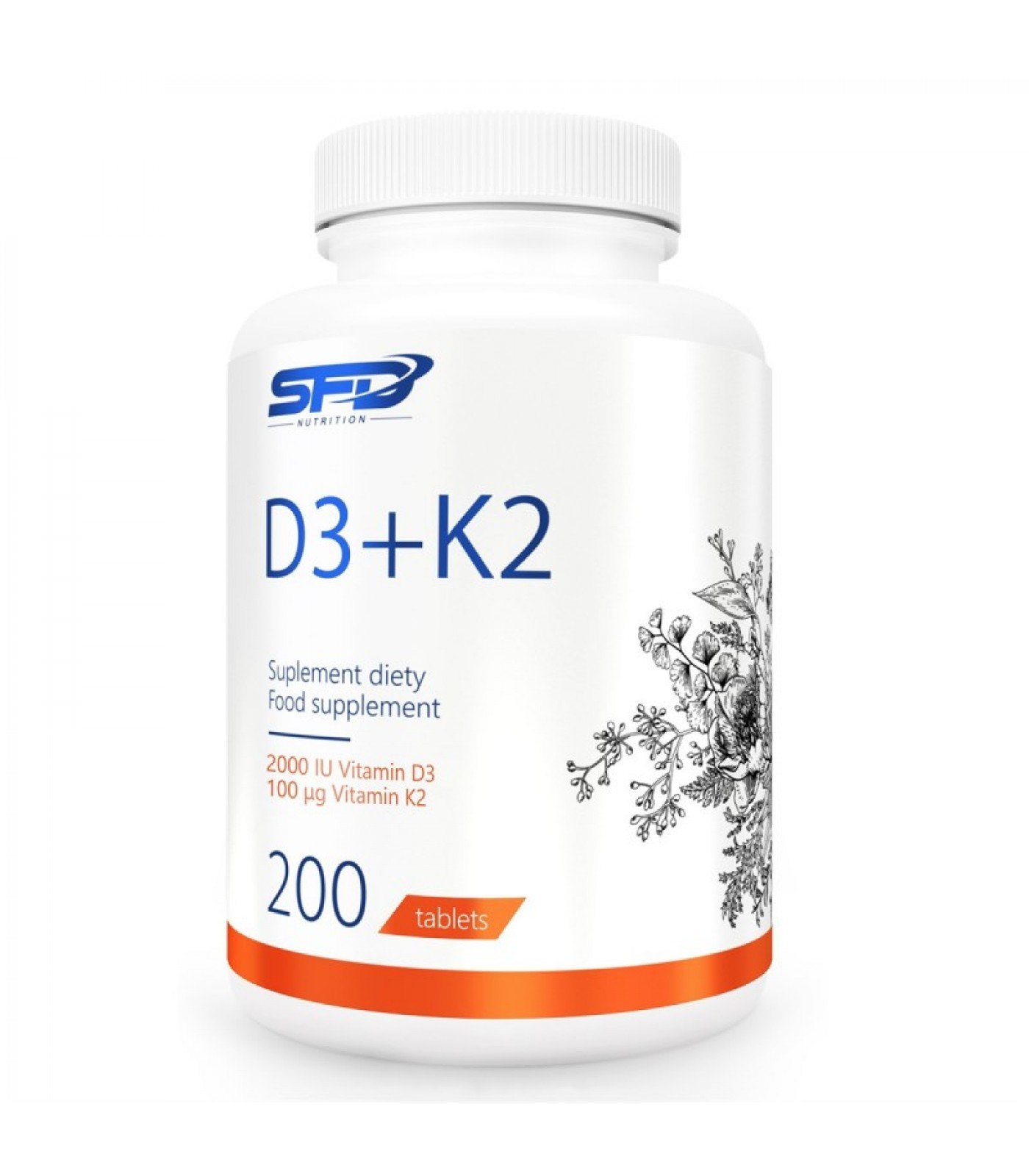SFD D3 + K2 - Витамин D3 + K2 90 tabs