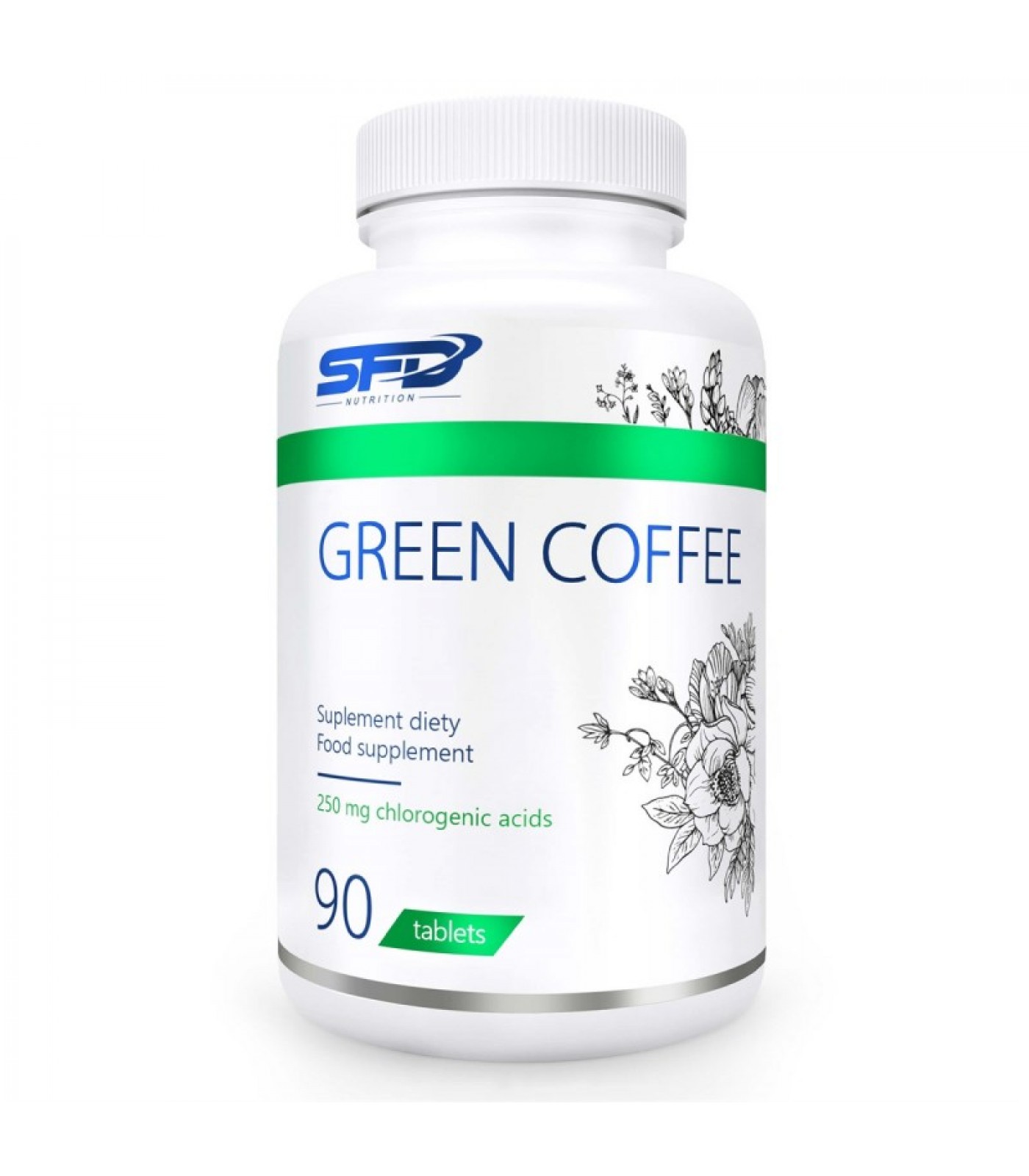SFD Green Coffee - Липотропен Фет Бърнер - Зелено Кафе