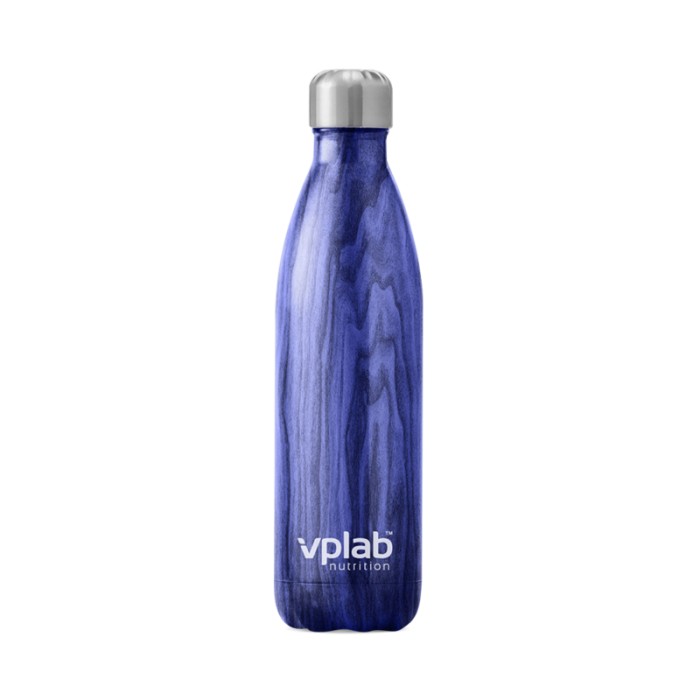 VPLab Metal Water Bottle - Blue Wood - Бутилка За Вода