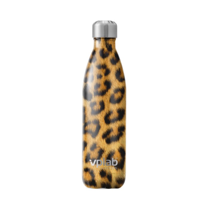 VPLab Metal Water Bottle - Leopard - Бутилка За Вода