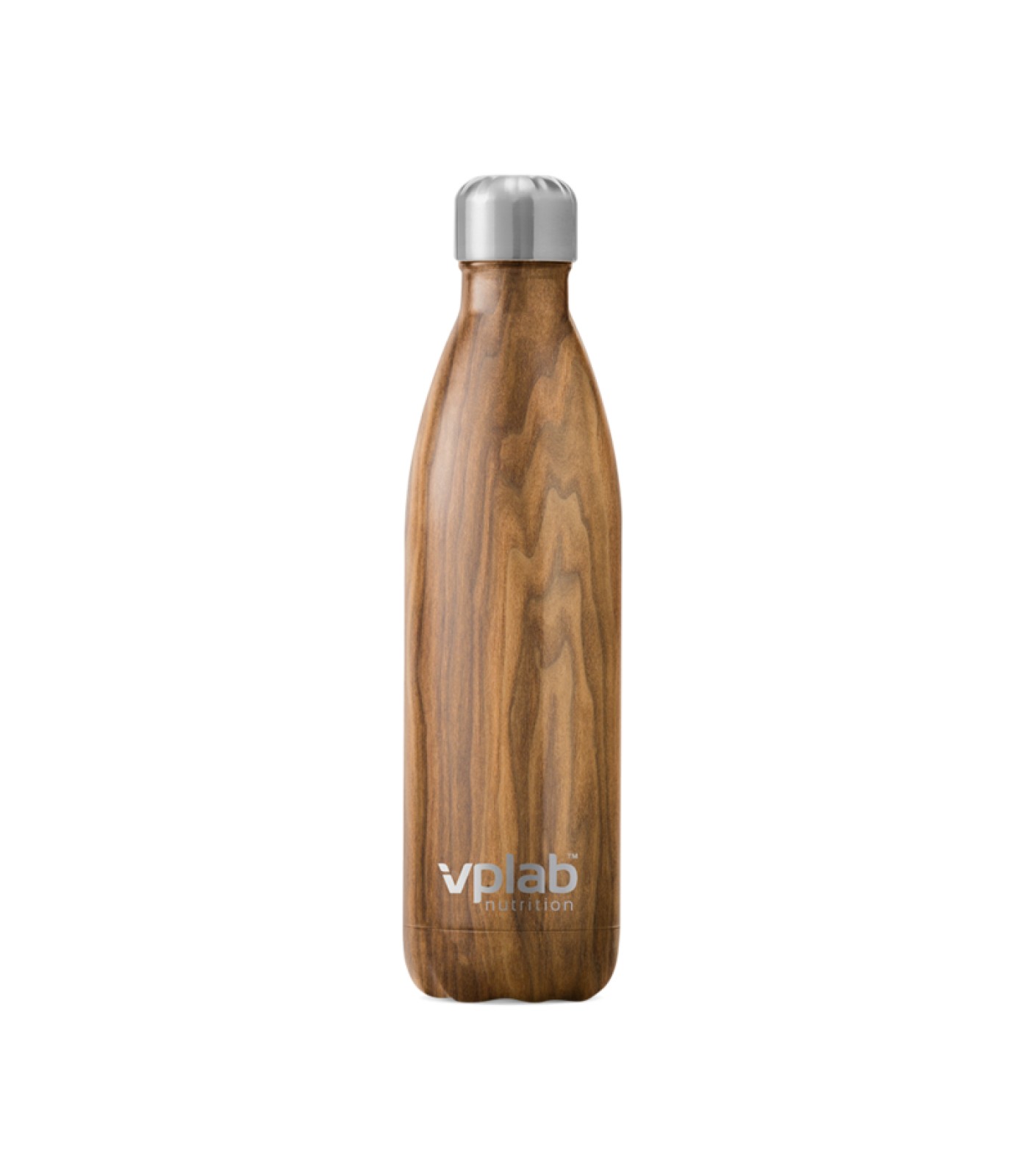 VPLab Metal Water Bottle - Wood - Бутилка За Вода