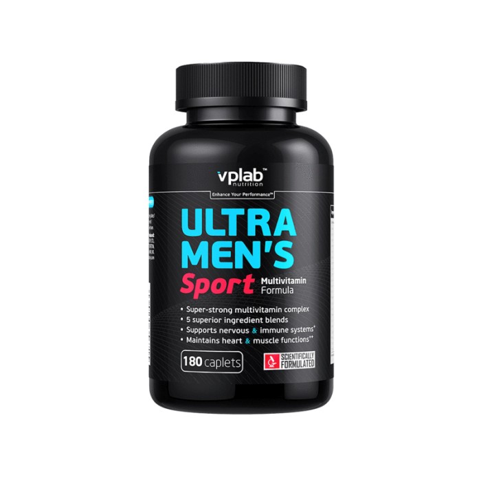 VPLab Ultra Men`s Sport Multivitamin - Мултивитамини 180 caps