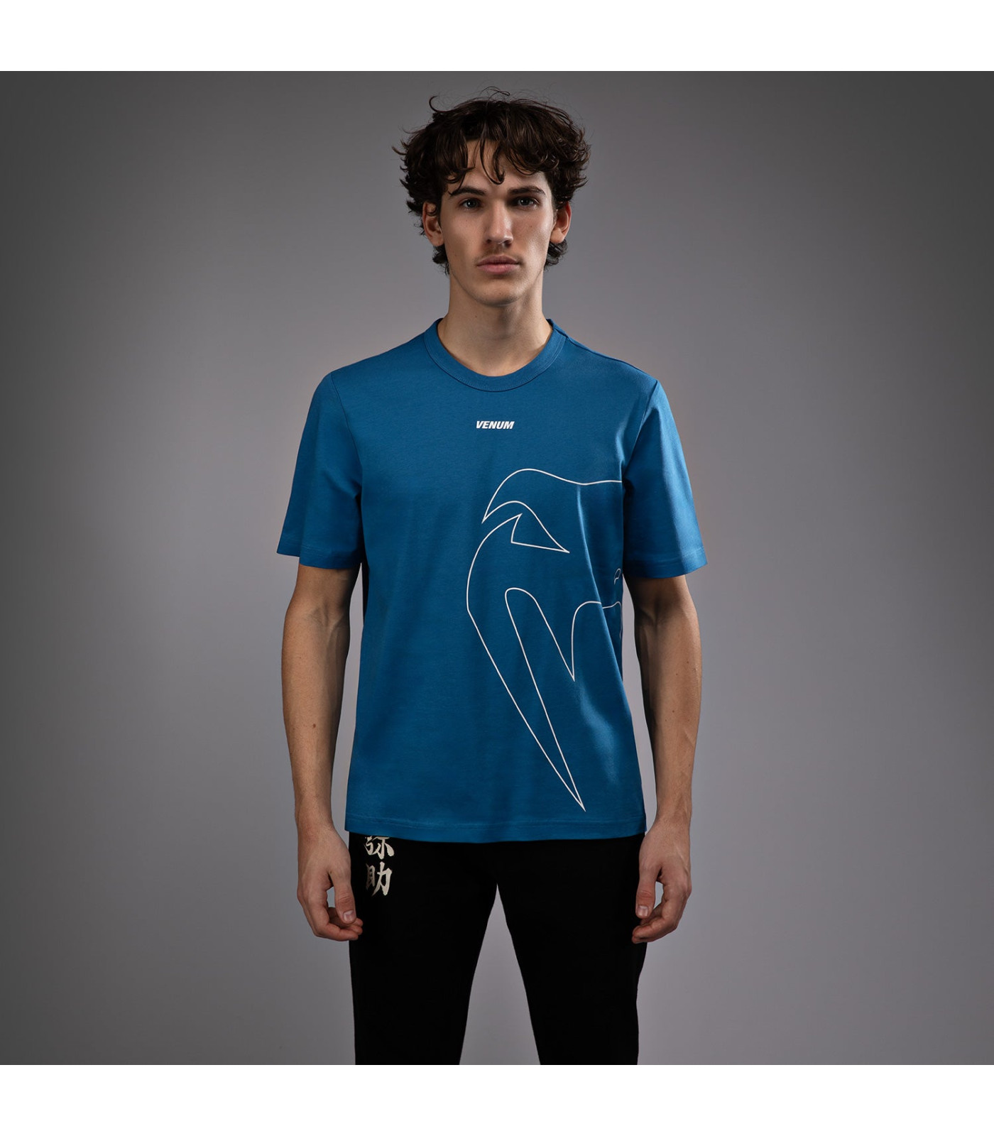 Тениска - Venum Giant Connect T-Shirt - Misty Blue​
