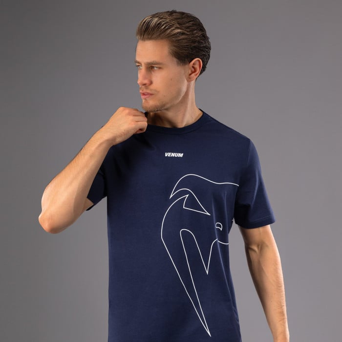 Тениска - Venum Giant Connect T-Shirt - Navy Blue​