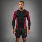 Рашгард - Venum x Assassin's Creed Shadows Men's Long Sleeve Rashguard - Burgundy/Black​