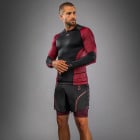 Рашгард - Venum x Assassin's Creed Shadows Men's Long Sleeve Rashguard - Burgundy/Black​