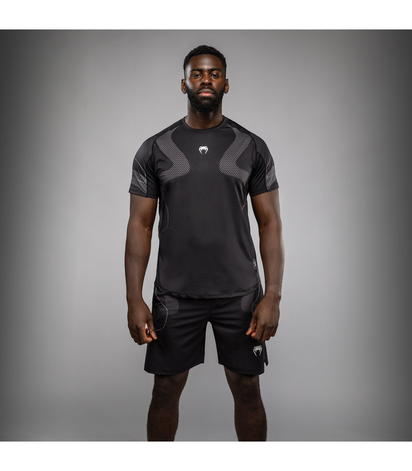 Тениска - Venum Nexus Dry-Tech T-Shirt - Black/Silver​