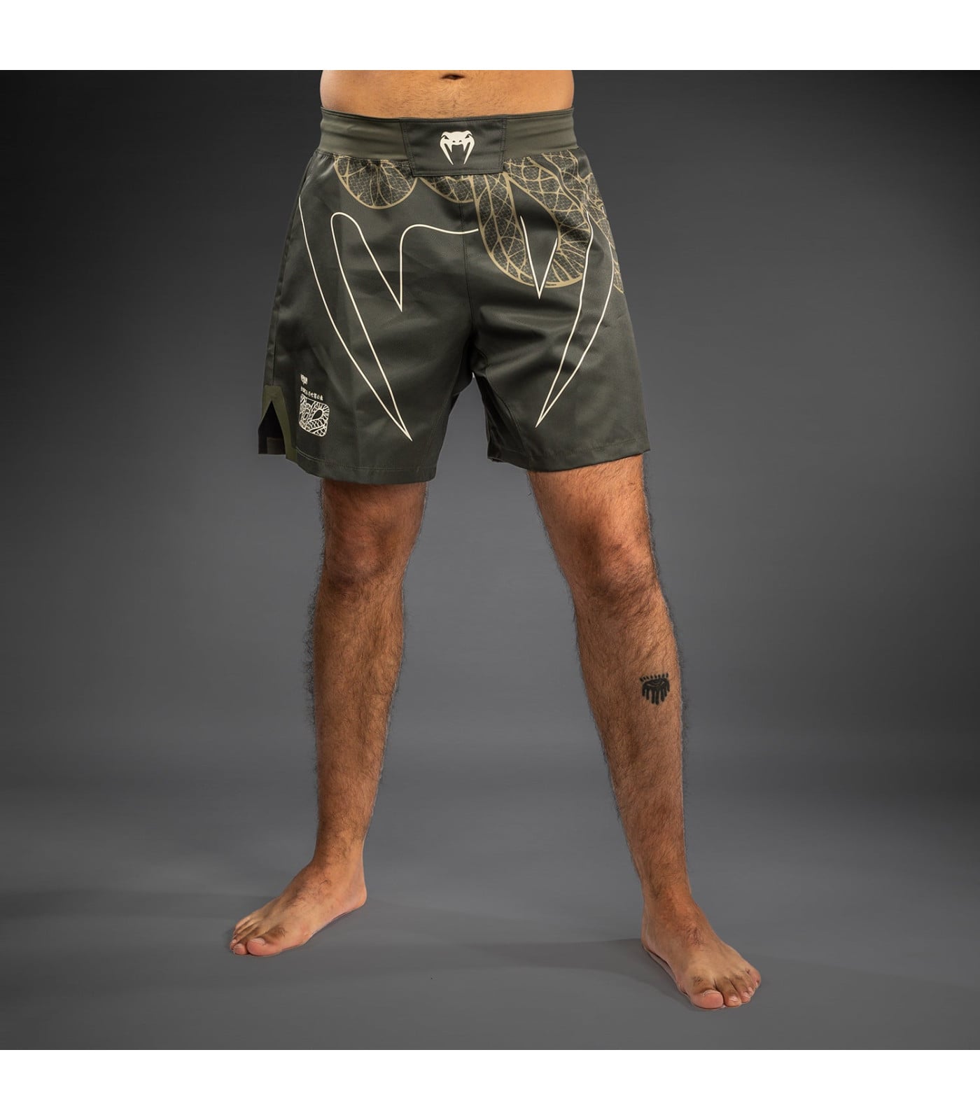 Къси гащета - Venum Serpenti Fight Shorts - Khaki/Bronze/Ivory​
