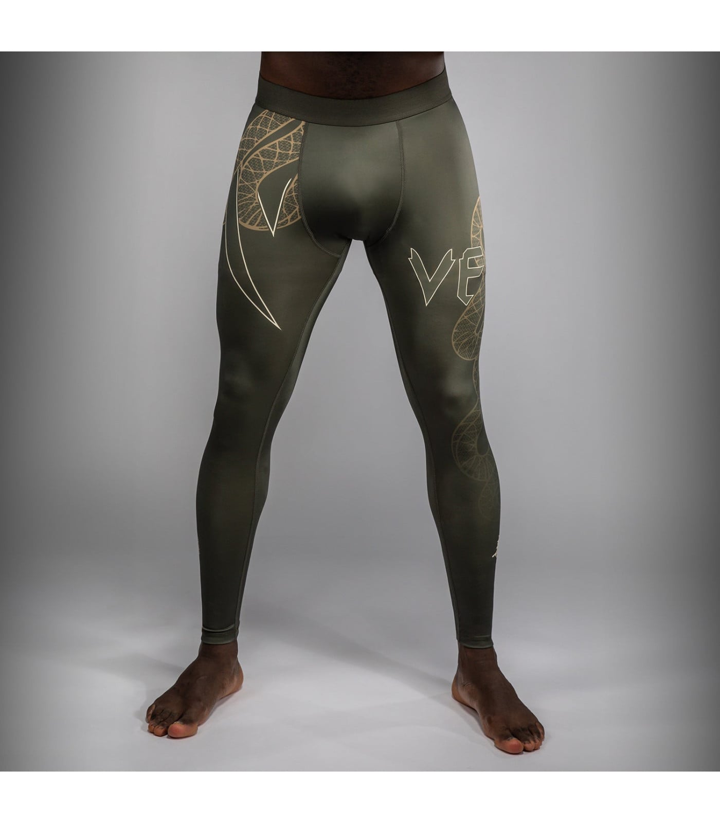 Дълъг Клин - Venum Serpenti Spats - Khaki/Bronze/Ivory​