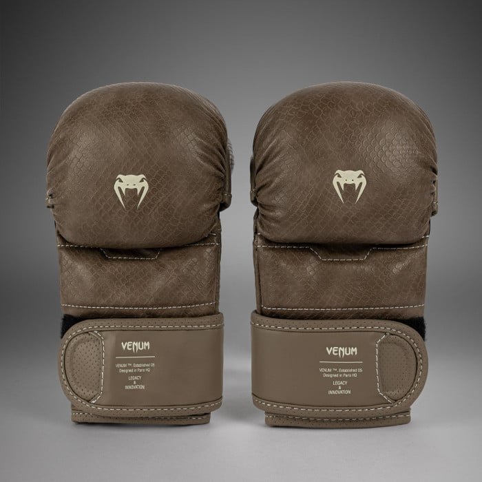 Спаринг ръкавици - Venum Impact Evo Scales MMA Sparring Gloves - Brown