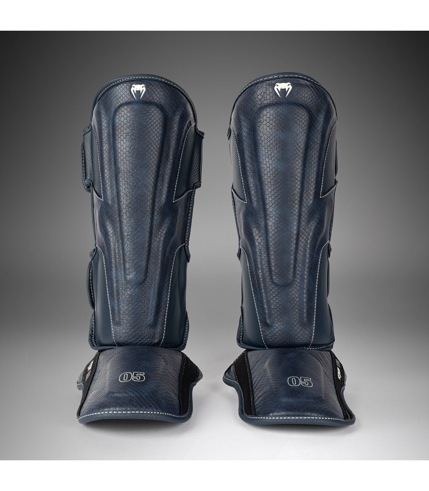 Протектори за крака - Venum Impact Evo Scales Shinguards - Midnight Blue​