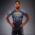 Venum Wolf Atak Short Sleeve Rashguard - Black/Grey