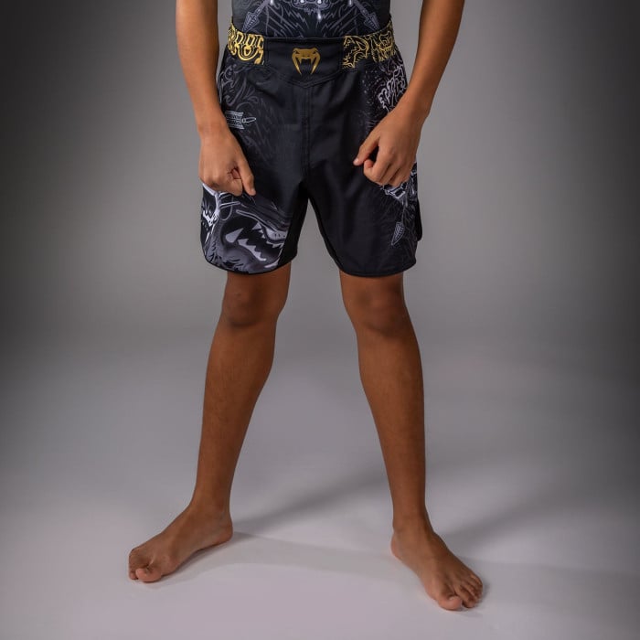 Шорти - Venum Wolf Atak Fightshorts - Black/Grey​