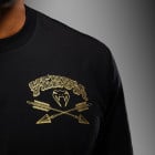 Тениска - Venum Wolf Atak T-Shirt - Black/Grey​