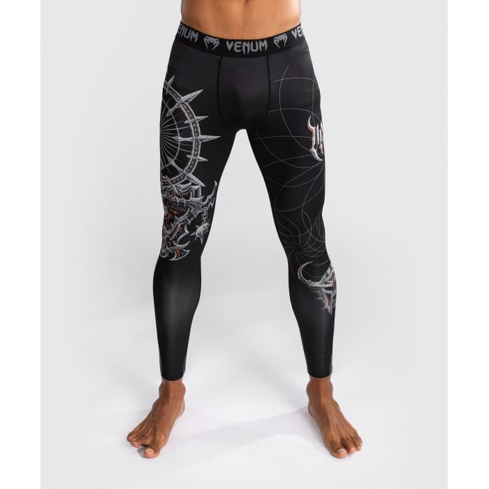 Дълъг клин - Venum Gladiator 5.0 Men's Spats - Black/Silver​