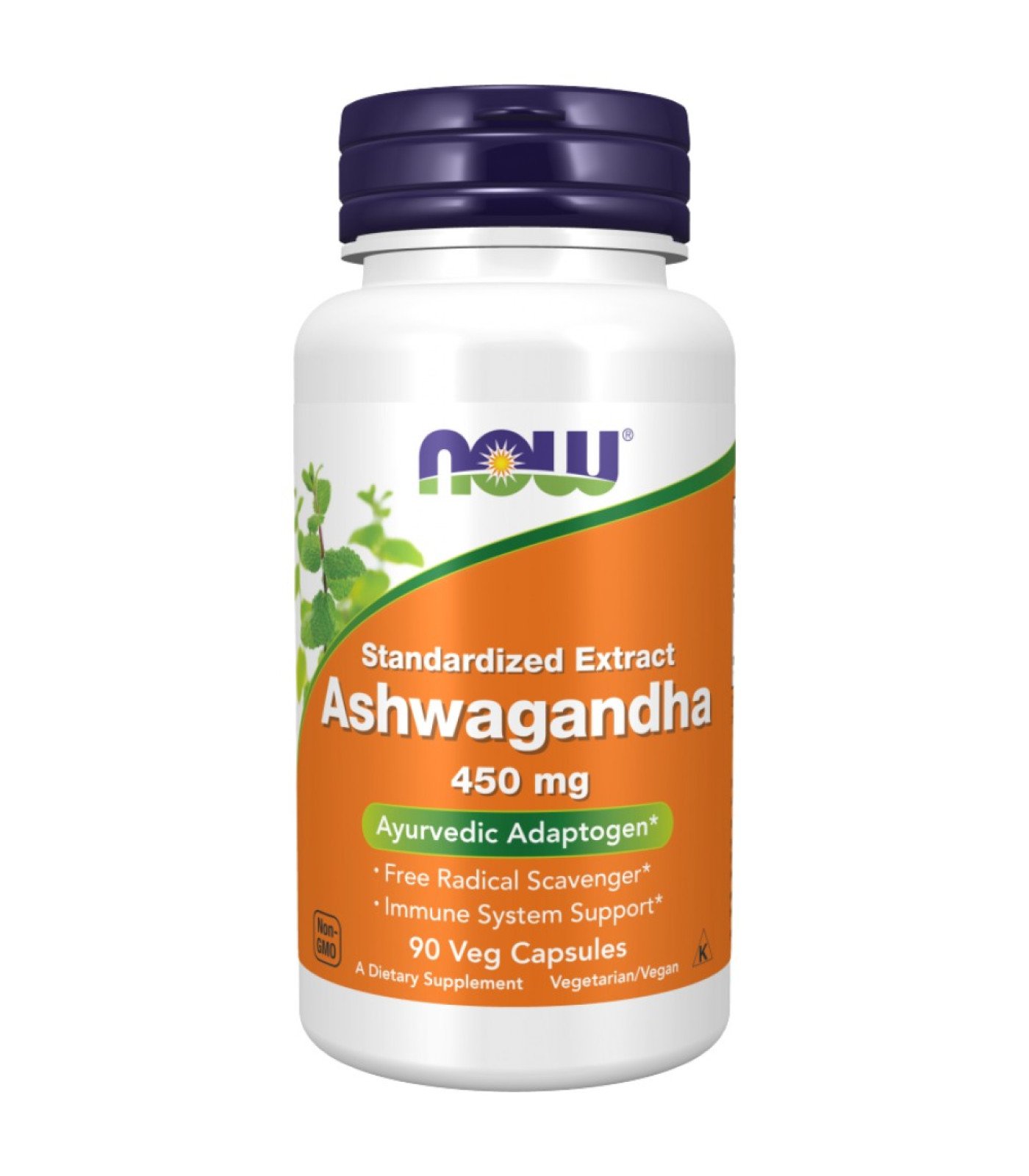 NOW Foods - Ashwagandha Extract 450 mg (90 дози)