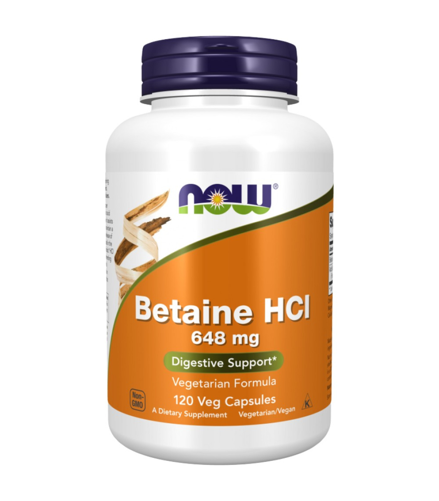 NOW Foods - Betaine HCl 648 mg