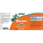 NOW Foods - Boron 3 mg (100 дози)