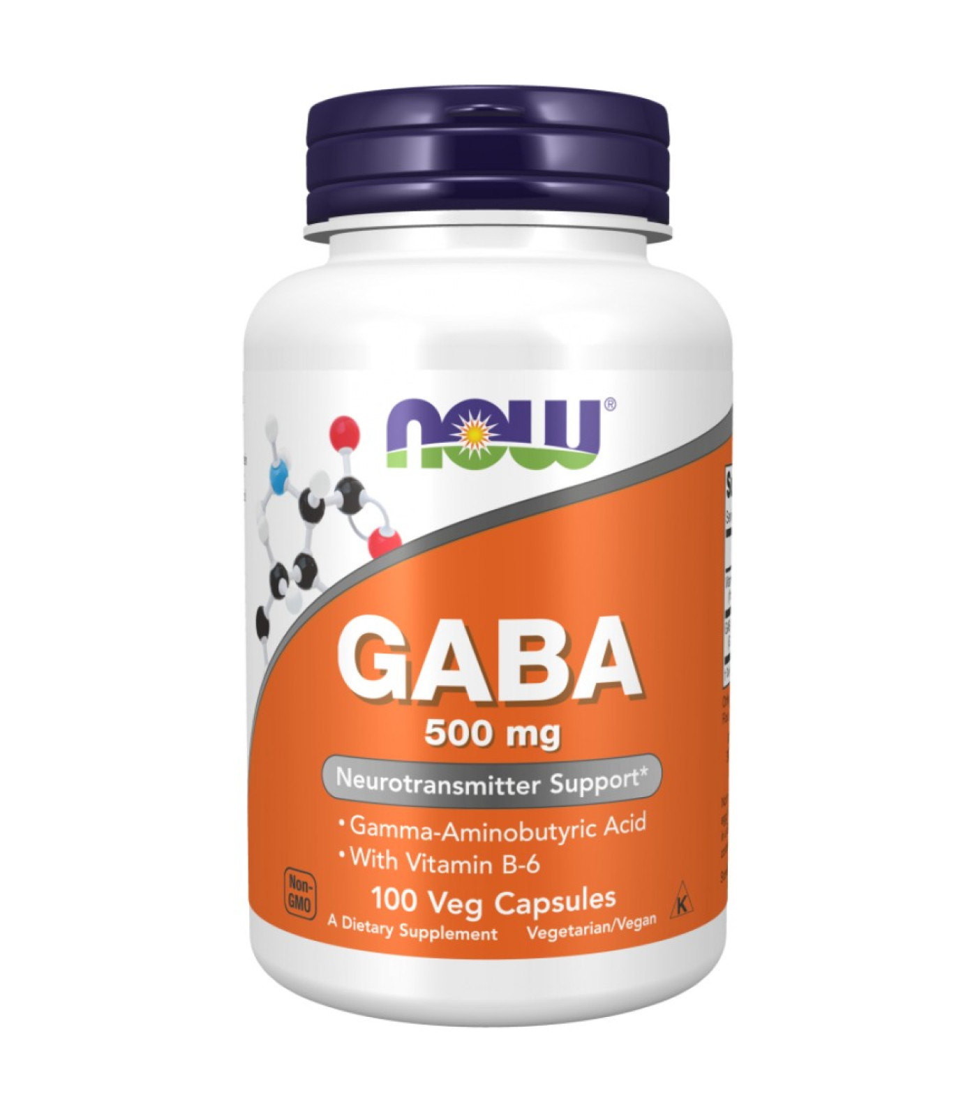 NOW Foods - GABA 500 mg + B6 (100 дози)