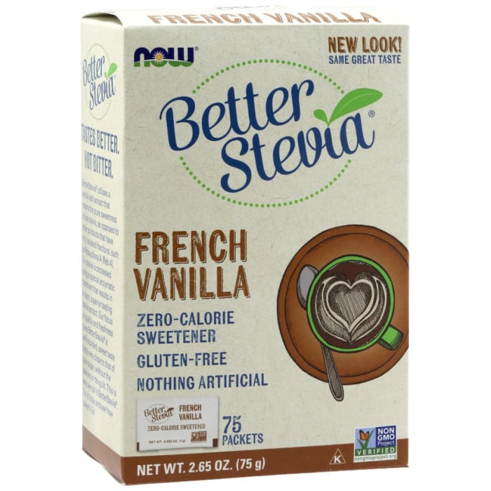 NOW Foods - Better Stevia® Packets | French Vanilla